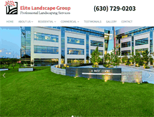 Tablet Screenshot of elitelandscapegroup.com